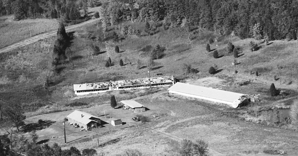Vintage Aerial photo from 1990 in Stanly County, NC