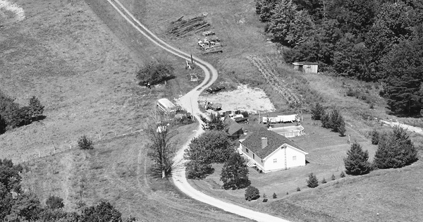 Vintage Aerial photo from 1986 in Pike County, OH