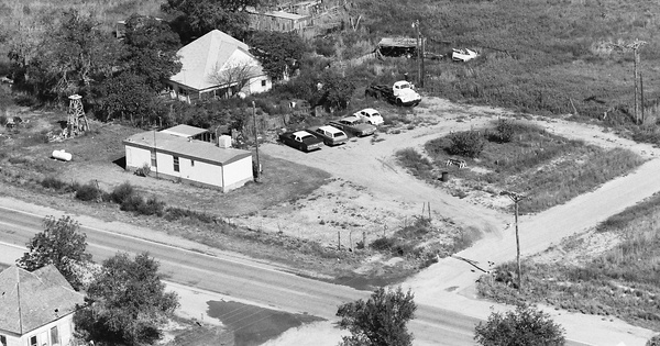 Vintage Aerial photo from 1989 in Eddy County, NM