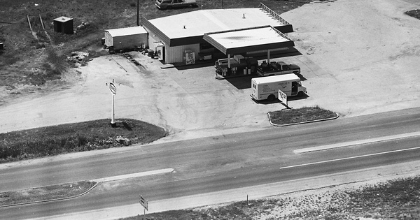 Vintage Aerial photo from -1986 in Palo Pinto County, TX