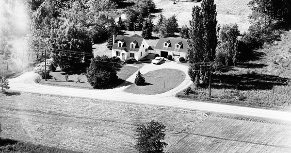 Vintage Aerial photo from 1965 in Crawford County, PA