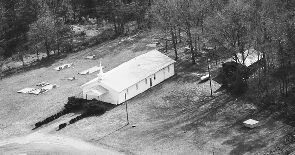 Vintage Aerial photo from 1989 in Madison County, GA