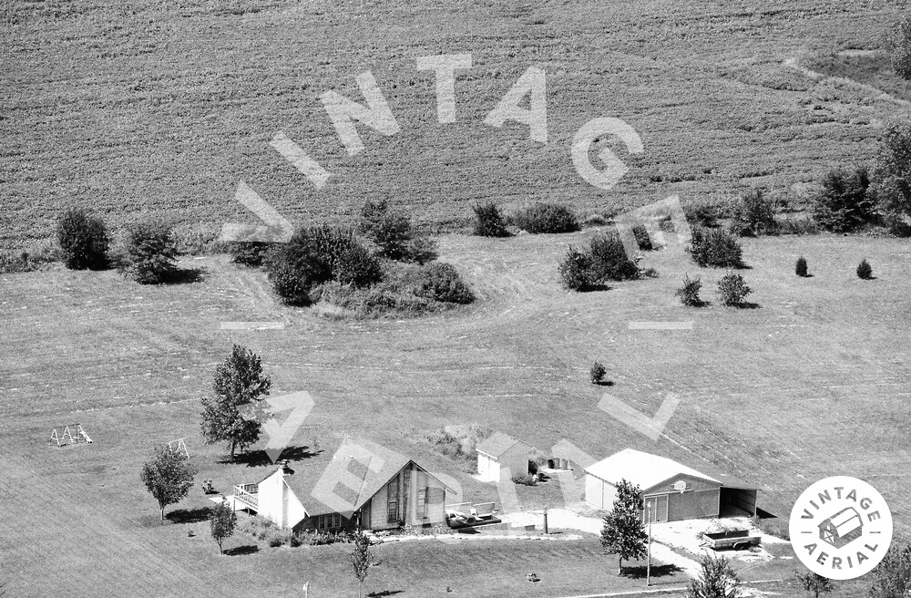 Vintage Aerial Missouri Lafayette County 1989 36JLA24