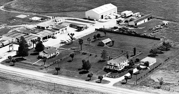 Vintage Aerial photo from 1964 in Jackson County, MO