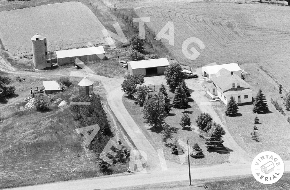 Vintage Aerial Wisconsin Shawano County 1978 108JSH12