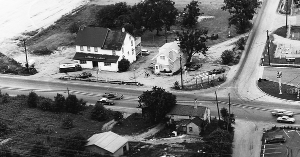 Vintage Aerial photo from 1970 in Wyoming County, PA