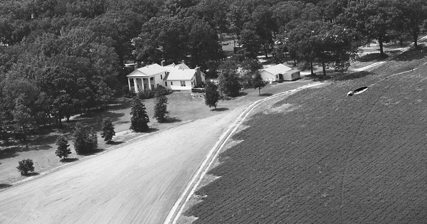Vintage Aerial photo from 1982 in Randolph County, GA