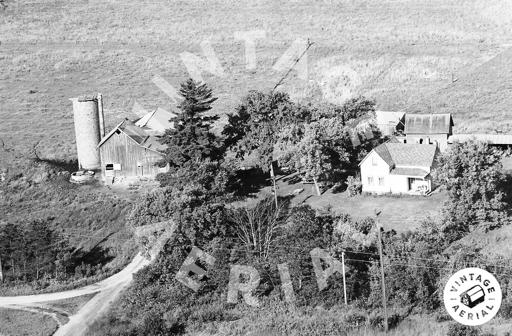 Vintage Aerial Wisconsin Dunn County 1968 1QDU21