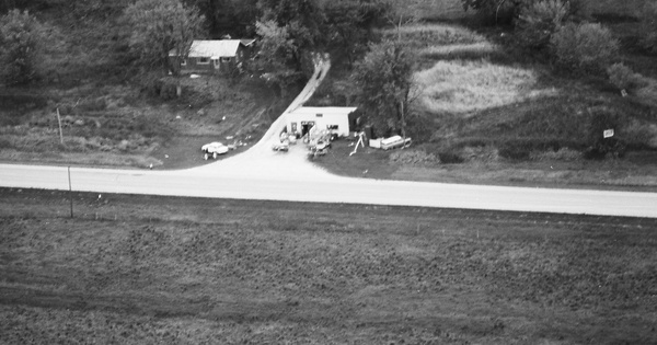 Vintage Aerial photo from 1973 in Monroe County, WI