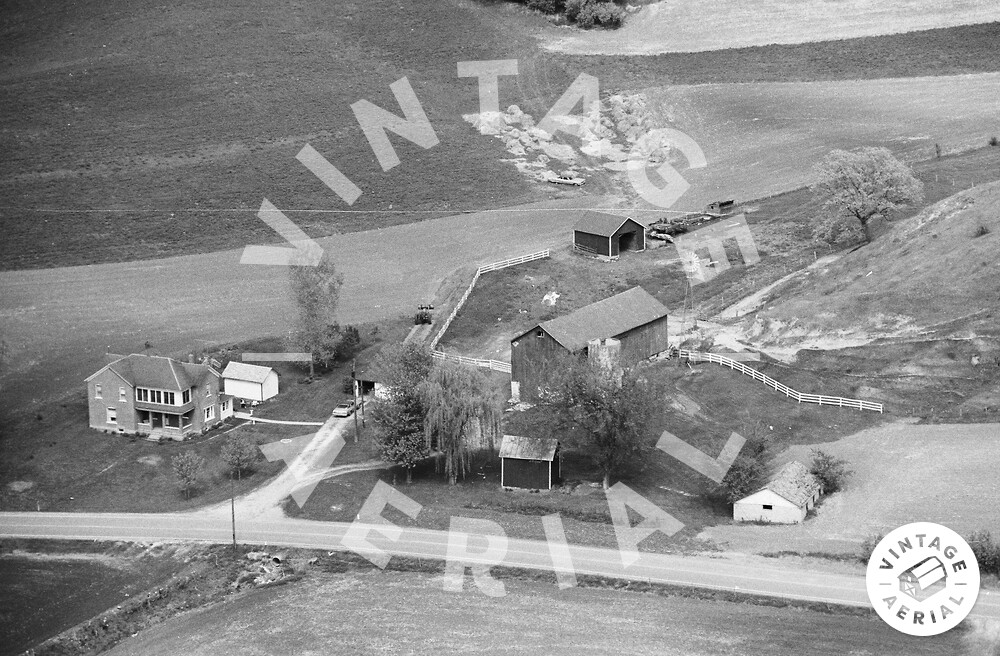 Vintage Aerial Wisconsin La Crosse County 1980 30NLA4