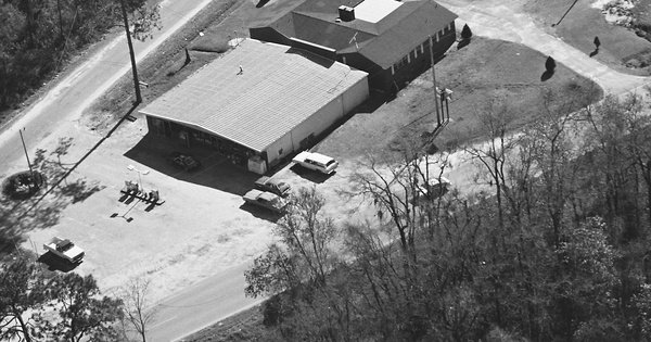 Vintage Aerial photo from 1982 in Mitchell County, GA