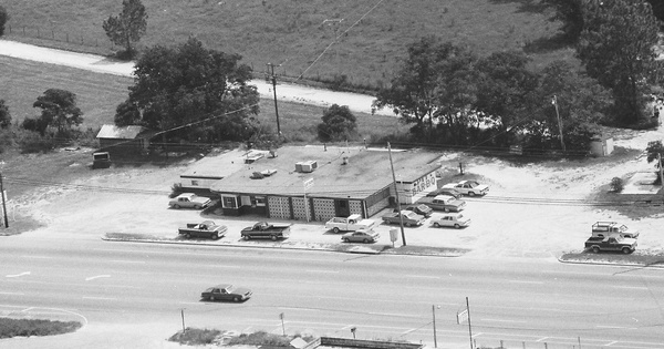 Vintage Aerial photo from 1985 in Wayne County, GA