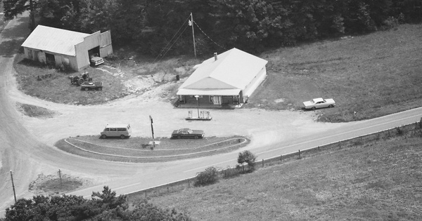 Vintage Aerial photo from 1987 in Charlotte County, VA