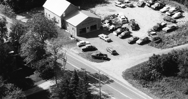 Vintage Aerial photo from 1990 in Sullivan County, NH