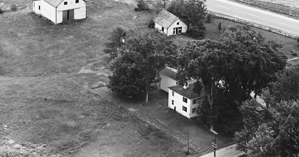 Vintage Aerial photo from 1964 in Sagadahoc County, ME