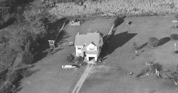 Vintage Aerial photo from 1999 in Currituck County, NC