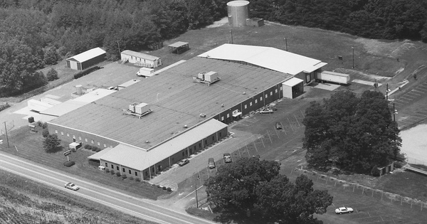 Vintage Aerial photo from 1996 in Richmond County, VA