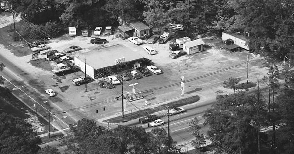 Vintage Aerial photo from 1982 in Thomas County, GA