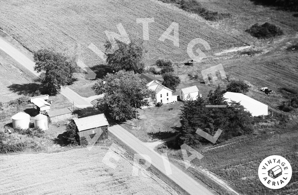 Vintage Aerial Pennsylvania Mercer County 1993 12UME10