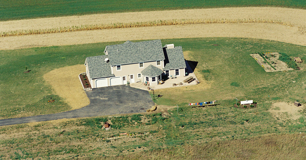 Vintage Aerial photo from 2002 in Bedford County, PA