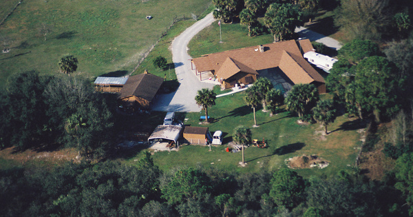 Vintage Aerial photo from 2002 in Okeechobee County, FL