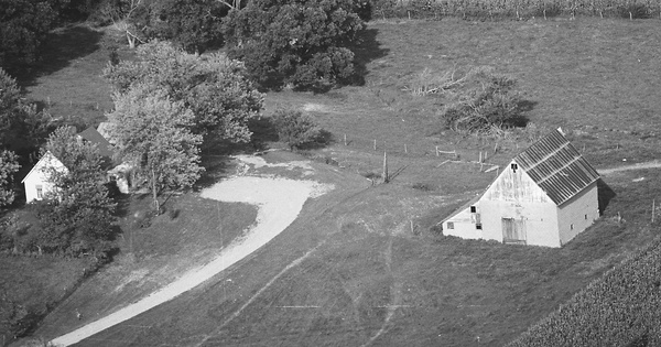 Vintage Aerial photo from 1977 in Logan County, IL