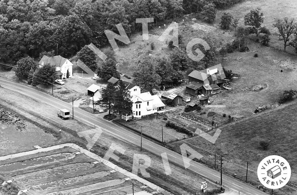 Vintage Aerial Pennsylvania Centre County 1964 3LCE18