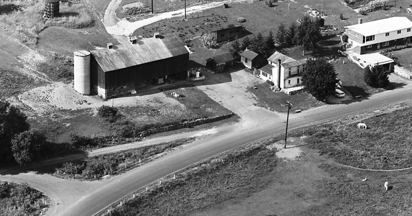 Vintage Aerial photo from 1967 in Centre County, PA