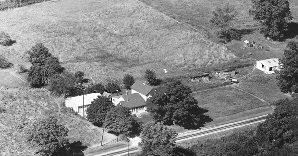 Vintage Aerial photo from 1969 in McLean County, IL