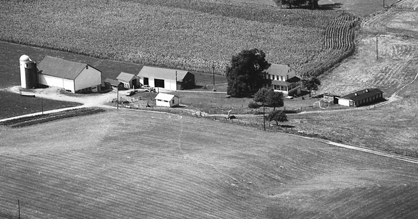 Vintage Aerial photo from 1975 in Somerset County, PA