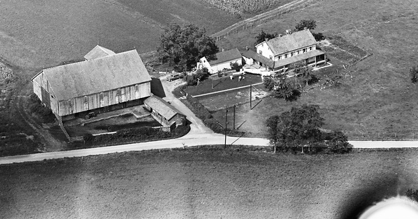 Vintage Aerial photo from 1963 in Lancaster County, PA