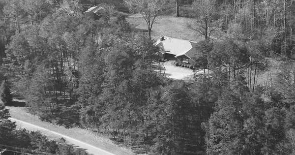 Vintage Aerial photo from 1995 in Habersham County, GA