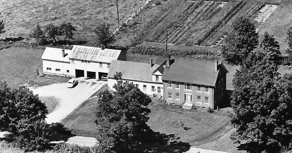 Vintage Aerial photo from 1968 in Windsor County, VT