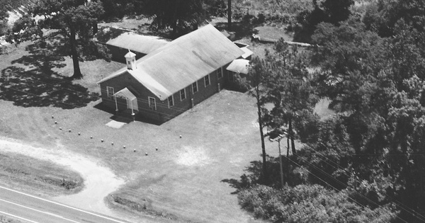 Vintage Aerial photo from 1983 in Bleckley County, GA