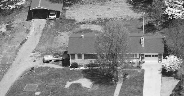 Vintage Aerial photo from 1987 in Forsyth County, NC