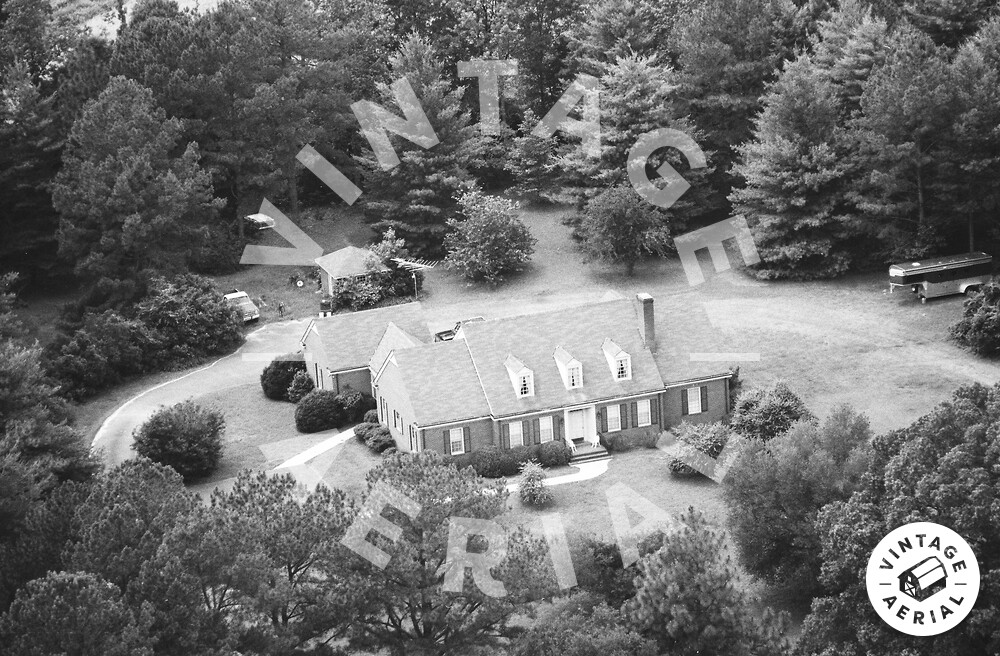 Vintage Aerial North Carolina County 1991 4EED7