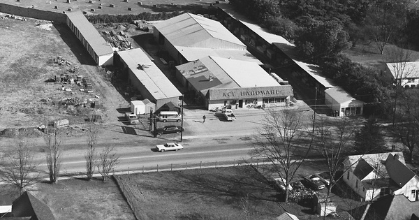 Vintage Aerial photo from 1982 in York County, SC