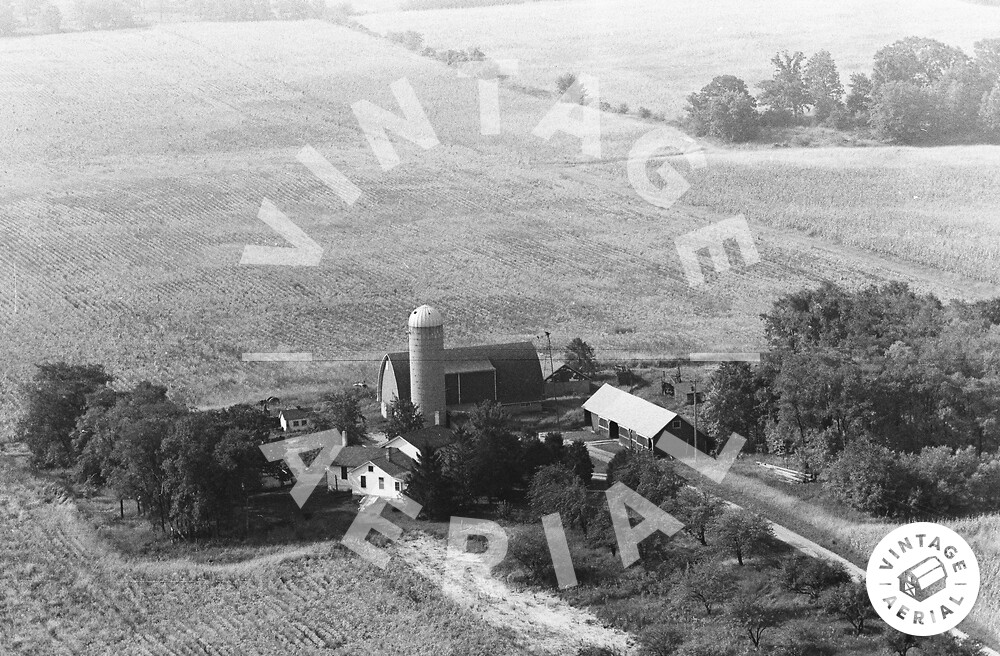 Vintage Aerial Wisconsin Racine County 1964 35CRA6