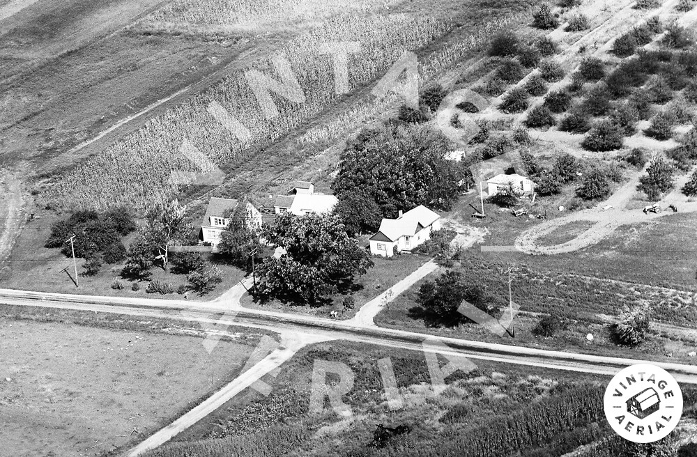 Vintage Aerial Wisconsin Racine County 1964 19CRA6