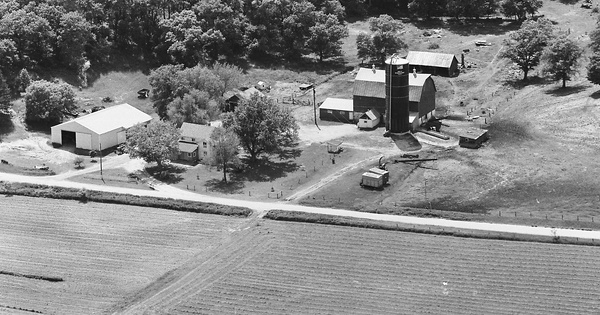 Vintage Aerial photo from 1978 in Monroe County, WI