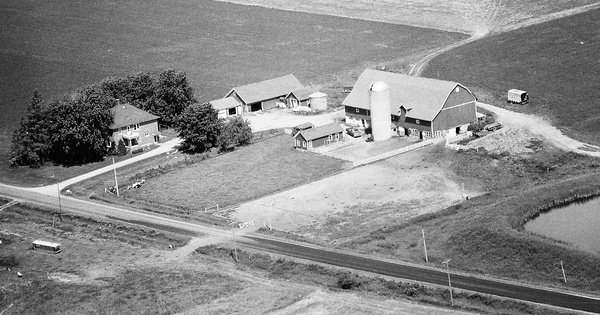 Vintage Aerial photo from 1979 in Marathon County, WI