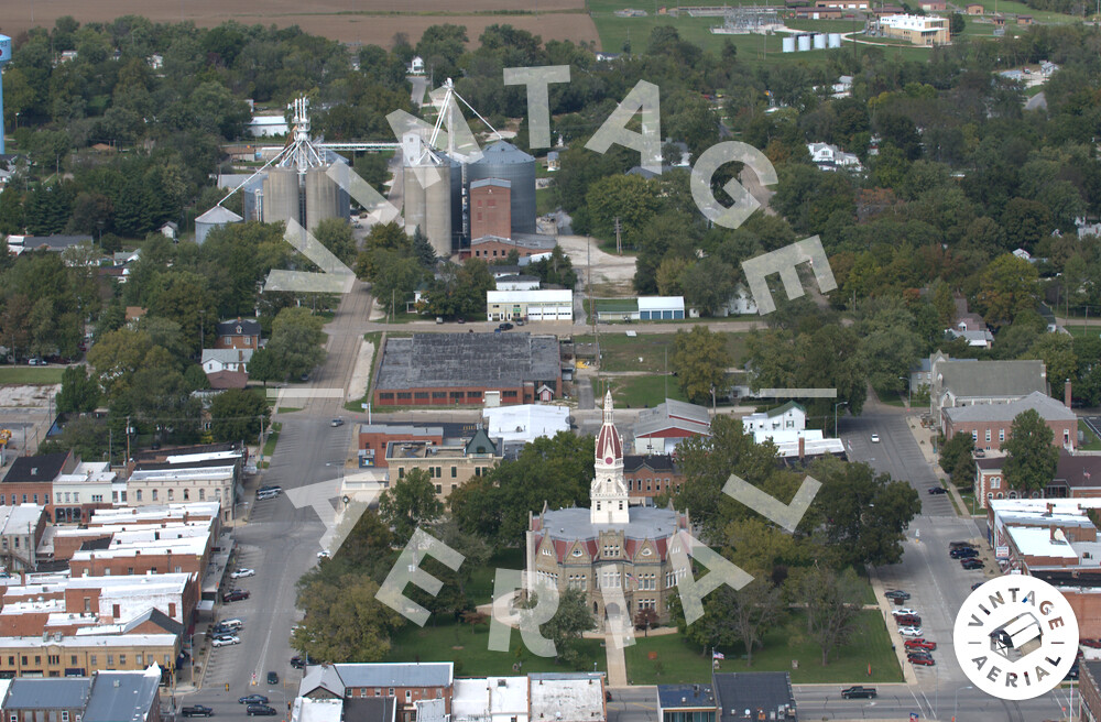 Vintage Aerial Illinois Pike County 2003 RPI324