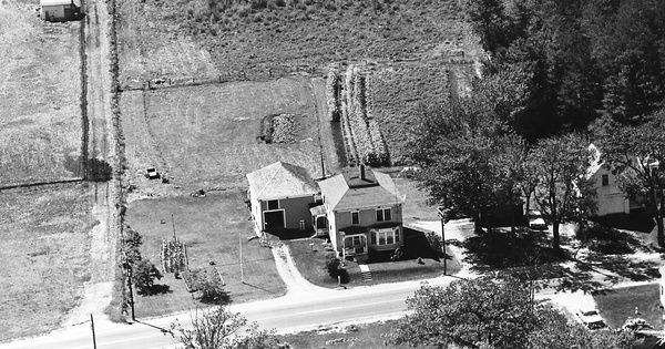 Vintage Aerial photo from 1964 in Oxford County, ME