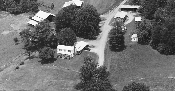 Vintage Aerial photo from 1997 in Stokes County, NC