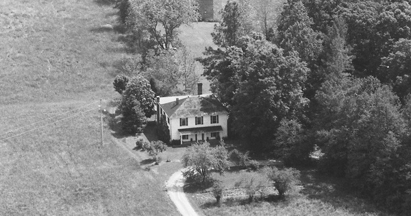 Vintage Aerial photo from 1989 in Randolph County, NC