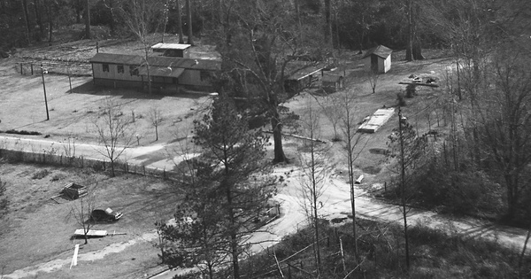 Vintage Aerial photo from 1983 in Columbia County, GA