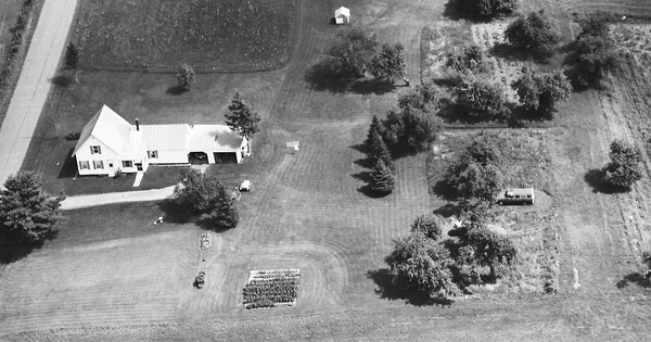 Vintage Aerial photo from 2000 in Kennebec County, ME