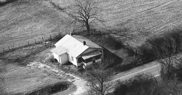 Vintage Aerial photo from 1993 in Marlboro County, SC