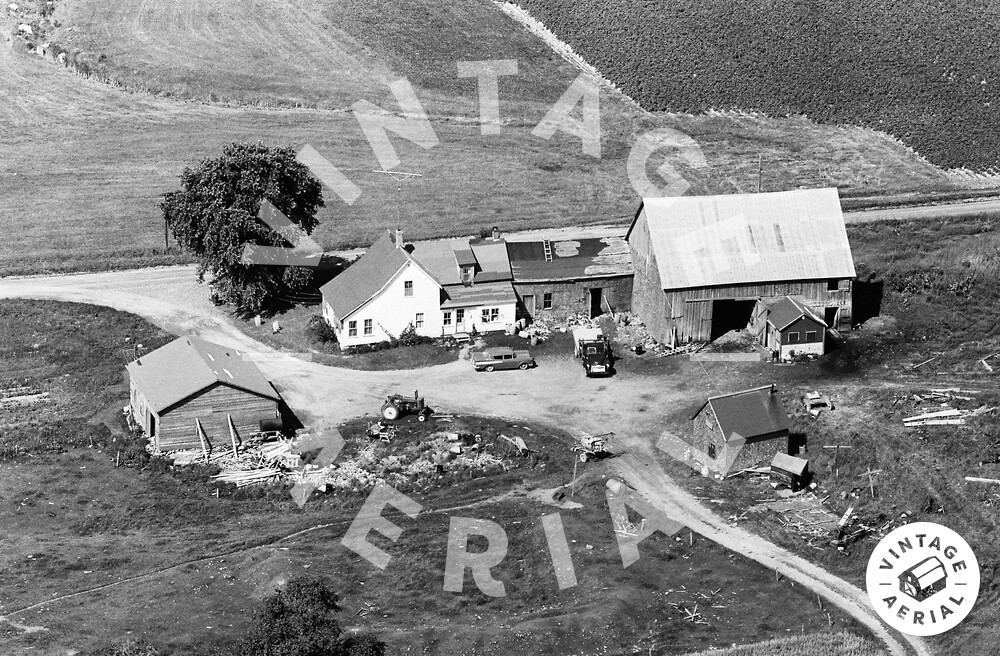 Vintage Aerial Maine Aroostook County 1964 8MAR28