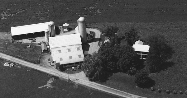 Vintage Aerial photo from 1992 in Cumberland County, PA